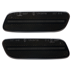 Ailead Plug and <span class=keywords><strong>Play</strong></span> 2x Front DOT/SAE Amber LED Turn Signal Light Side Marker Lamp para Lexus SC300 SC400 Smoke Lens USA Market - Product Image 1