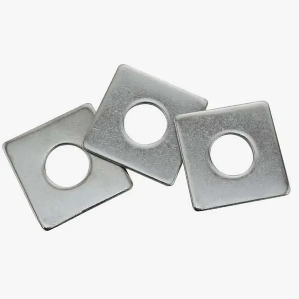 Squares Washer Galvanized Heavy Duty Plate Fastener Square Plate Washers  1/2 X 2 X 2 X 3/16 inch