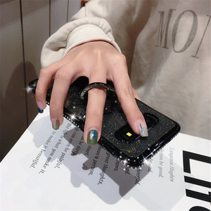 Funda de teléfono con anillo de diamante para <span class=keywords><strong>Samsung</strong></span> <span class=keywords><strong>Galaxy</strong></span>, cubierta de silicona suave con purpurina para <span class=keywords><strong>Samsung</strong></span> <span class=keywords><strong>Galaxy</strong></span> M51 A22 A51 5G A7 2018 A70 A50 S20 <span class=keywords><strong>Lite</strong></span> S21 FE Ultra Plus - Product Image 3