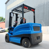 LIVRAISON GRATUITE Chariot élévateur électrique à batterie 1,5 tonne 2 tonnes Batterie durable Mât triplex 3m 4,5m 5m 6m Chariot élévateur électrique