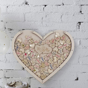 <span class=keywords><strong>Libro</strong></span> de invitados de boda de madera rústica Letrero de boda para decoraciones Regalo de boda perfecto - Product Image 4