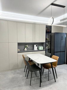 Credenza con Frigorifero Integrato per Sala da Pranzo, Mobile Personalizzato per Conservazione Vino <span class=keywords><strong>e</strong></span> Tè per Tutta la Casa - Product Image 3