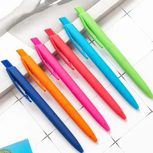아름다운 펜 리필 프로모션 플라스틱 볼 펜 사용자 정의 로고와 편지지 볼펜