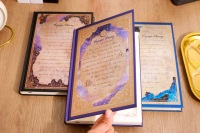 Carnet de notes vintage nautique à couverture rigide A5 avec dos doré à la feuille, journal décoratif rétro de voyage, logo personnalisé pour cadeaux de voyage