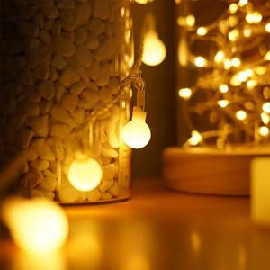 Guirlandes lumineuses à petites boules, guirlandes lumineuses à globes, guirlandes lumineuses féériques pour les fêtes, les jardins, les mariages, Noël, la décoration intérieure et extérieure - Product Image 5