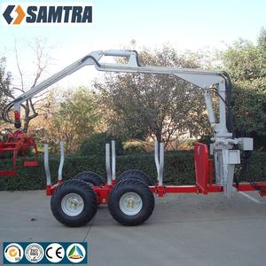 Remorque forestière Sunco 2025 avec grue / Remorque à bois pour machines forestières – <span class=keywords><strong>Prix</strong></span> usine - Product Image 3