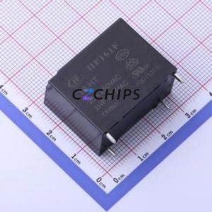 HF161F/12-HT Power Relay Through hole,15.9x30.4mm Relay 12V 1 Normally Open: 1A (SPST-Normally Open)::: 4 20A-250VAC - Product Image 1