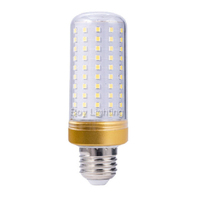 Boîtier en alliage d'aluminium de haute qualité AC85-265V 18w E14 ou E27 base 3000lm led ampoule de maïs