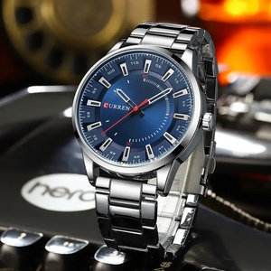 Montre sport pour homme CURREN 8406, montre de luxe pour homme, étanche, bracelet en acier inoxydable, mouvement à quartz, montre-bracelet pour homme - Product Image 5