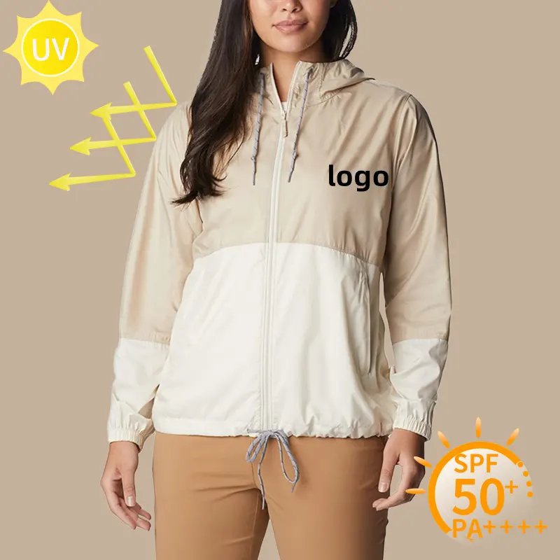 Outdoor Sport Upf50+ Sunscreen Windbreaker women Sun Protection Clothing Breathable Jacket