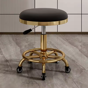 Silla de Salón Ajustable Económica, Silla de Dentista Moderna de Lujo, Silla de Peluquería Giratoria de Metal, Sillas de Spa para Barbería - Product Image 2
