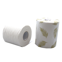Papier toilette écologique en bagasse ou en bambou, rouleau de papier toilette bon marché pour la salle de bain