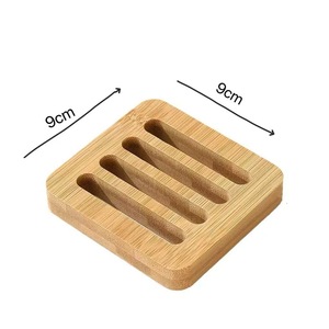 Juego de Posavasos Redondos de Bambú Natural con Soporte de Almacenamiento, Aislantes del Calor, Antideslizantes, para Tazas de Té, Uso Doméstico - Product Image 4