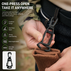 Guantes de Seguridad de Plástico POM SCQP con Clip Antipérdida, Hebilla de Sujeción Antideslizante para Construcción, Gancho para Sujetar Guantes - Product Image 2