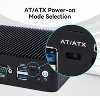 Mini Computadora Industrial Ecológica sin Ventilador con Doble LAN Gigabit, Intel N95/N100, DDR3L 8GB, Compatible con Win10/Win11/Linux
