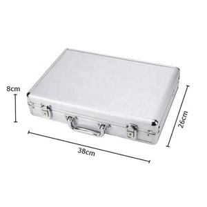 लक्जरी विशाल 24 घड़ी स्टोरेज डिस्प्ले केस एल्यूमीनियम मिश्र धातु घड़ी बैंड स्ट्रैप बॉक्स लॉक के साथ - Product Image 2