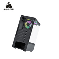 Boîtier AntarcChill Black Panoramic Dual Chamber ATX MATX ITX 240mm AIO USB 3.0 Verre Trempé OEM Direct Usine