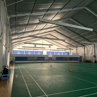 Marquee modulaire en aluminium sur mesure pour salle de tennis de table professionnelle