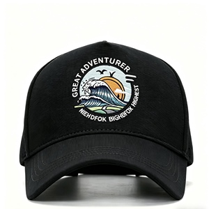 Gorra Trucker Negra Bordada Personalizada al por Mayor, Unisex, con Logotipo Personalizado, Ajustable, para Deportes al Aire Libre - Product Image 1