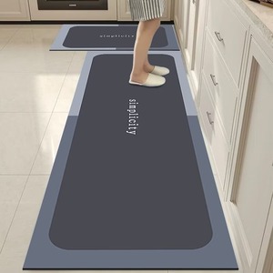 Keset dapur ringan antiselip, karpet kotor tahan air dan pembersih minyak untuk penggunaan rumah tangga - Product Image 1