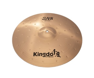 Ensemble de cymbales Kingdo en laiton fait main, 14 hi-hats + 16 <span class=keywords><strong>crash</strong></span> + 18 <span class=keywords><strong>crash</strong></span> + 20 ride, <span class=keywords><strong>série</strong></span> B8-SN8, 5 pièces - Product Image 1