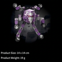 Mainan Robot Transformable Fidget Spinner Mekanik Penghilang Stres Puzzle untuk Anak-anak Hadiah Pesta