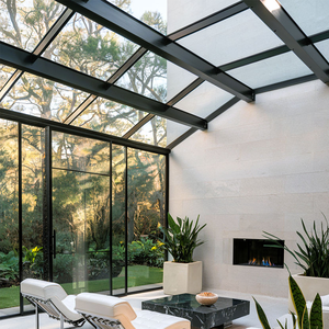 Solárium Moderno Personalizado de Primera Categoría, Invernadero con Vidrio Plano, Sala de Jardín con Estructura de Aleación de Aluminio y Techo de Vidrio Templado - Product Image 2