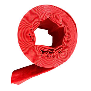 Landwirtschaftlicher Bewässerungsschlauch <span class=keywords><strong>PVC</strong></span> Flachschlauch Hochdruck Flexibel Leichtgewichtig Landwirtschaftliche Bewässerung 6 Zoll Rot - Product Image 4