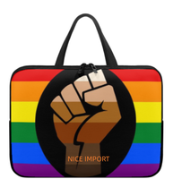Sac pour ordinateur portable Progress Rainbow, étui fin pour ordinateur portable avec fermeture éclair de qualité supérieure, sac portable pour tablette, grande capacité