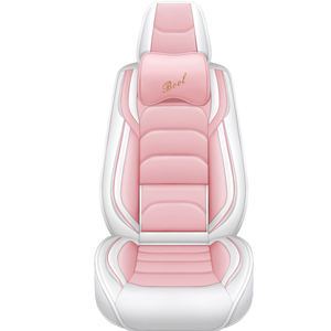 Lüks tam Set spor tarzı araba klozet kapağı su geçirmez kaymaz kenar araba koltuğu koruyucular evrensel deri aksesuar - Product Image 6