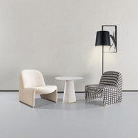 Meubles de maison minimalistes modernes, canapé simple, chaises de salle à manger pour restaurant, réception décontractée, négociation créative pour appartement