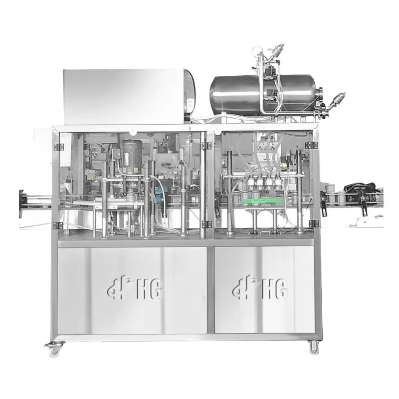 500 Cans Per Hour Beer Can Filling Machine For 330ml Cans