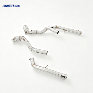 Downpipe de performance de haute qualité pour Mercedes Benz G500 W464 G550 M176 4.0T V8 en acier inoxydable 304, fixation directe par boulons - Product Image 1