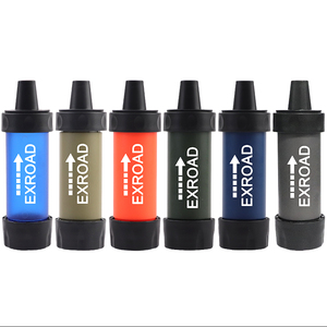 Exroad tùy chỉnh ngoài trời di động đa năng Máy lọc nước khẩn cấp Survival lọc nước rơm - Product Image 6