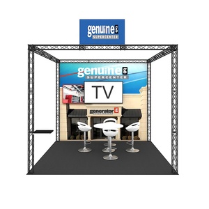 10x10 tùy chỉnh xách tay nhôm công cụ miễn phí Dễ dàng thiết lập giàn hiển thị triển lãm thương mại gian hàng triển lãm - Product Image 2