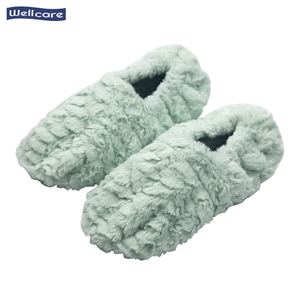 <span class=keywords><strong>Zapatillas</strong></span> de felpa suave para el <span class=keywords><strong>microondas</strong></span>, pantuflas cálidas con almohadilla de calor, calentador de pies para el hogar, para terapia - Product Image 6