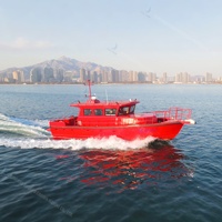 Bateau en aluminium multifonction DK-WR de 13 m pour la pêche et la plongée - Prise en charge de la mise en place d'un moteur hors-bord électrique ou solaire