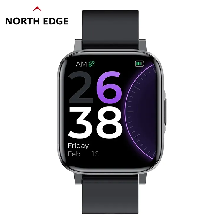 NORTH EDGE 2022 New Smart Watch Full Touch Screen Sport Fitness Watch F60 IP67 Waterproof Smartwatch For Android IOS