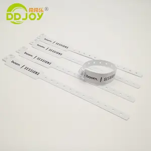 Wholesale Custom Events Festival Adult Size Plastic Bracelet Cheap PVC Wristband