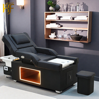 Tempat tidur pijat elektrik, Salon pijat Jepang, angkat sandaran punggung, sampo tempat tidur, terapi air uap, kursi pedikur, dan kepala, tempat tidur pijat Spa