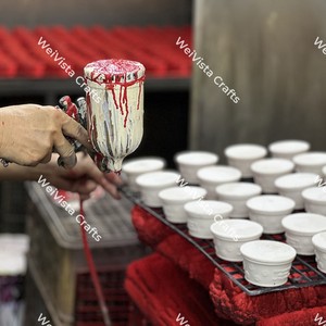 ชุดทำนายดวงชะตาด้วยมือทำจากเรซิ่นโพลีไวท์เซต้า รุ่นเว่ยวิสต้า พร้อมฐานมือเปลี่ยนได้ วาดลายด้วยมือ สำหรับทำนายดวงชะตาที่บ้าน - Product Image 5