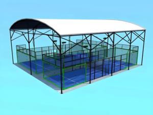 Chuyên nghiệp bán hàng trực tiếp padel tòa Chất lượng cao Thiết bị thể thao padel hệ thống sân tennis - Product Image 2