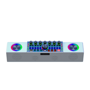 Bộ trộn âm thanh Thẻ âm thanh trực tiếp đa chức năng RGB bộ tích hợp với loa BT không dây micrô âm thanh loa <span class=keywords><strong>Bluetooth</strong></span> - Product Image 4