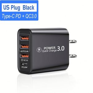 Adaptador de Cargador USB-C Multipuerto Personalizado de 25 W, Carga Rápida PD y QC para iPhone 12-16, Samsung S24-S22, Enchufe Europeo - Product Image 4
