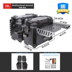 Juego de Baúl Blindado Multifuncional R1300gs de 38L y 45L de Aleación de Aluminio con Mesa Baúl Superior para Motocicleta Scooter y Bicicleta Eléctrica - Product Image 3