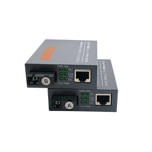 Convertidor de Medios Gigabit SC 10/100/1000M A/B 1 Rj45, Transceptor Óptico Monomodo de Fibra Óptica Única, en Oferta - Product Image 1