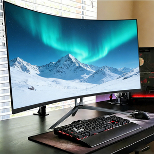 จอคอมพิวเตอร์โค้ง OEM 4K 5K ขนาด 34 49/19 นิ้ว สำหรับเดสก์ท็อป 165Hz 240Hz จอ LCD สำหรับเล่นเกม ความถี่รีเฟรชสูง รองรับสูงสุด 240Hz เพื่อความลื่นไหล - Product Image 1