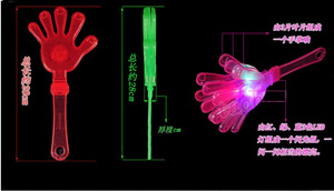 Jouets Claquettes Lumineuses LED Personnalisables avec Logo, Claquettes Sonores LED Clignotantes pour Fêtes - Product Image 2