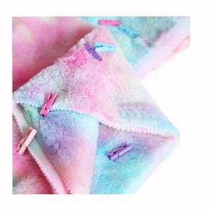 Tùy chỉnh Heavyweight TIE DYE in <span class=keywords><strong>PV</strong></span> lông cừu tổng hợp thỏ giả lông Polyester Vải - Product Image 3