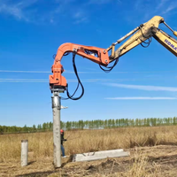 Équipement professionnel de battage de pieux avec performance hydraulique stable pour la construction d'infrastructure